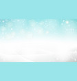 beautiful abstract snowy bokeh background vector image