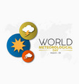 cloud forecast weather awareness concept banner vector image vector image