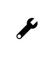 wrench icon on white vector image