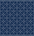 seamless ornamental pattern - simple design vector image