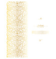arabesque eastern element vintage white and gold vector image vector image