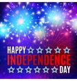 fireworks background for 4th of july vector image vector image