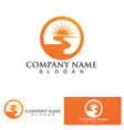 river logo icon design template vector image vector image