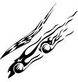 race car vector image