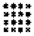 puzzle icon set vector image