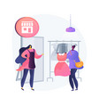 shop assistant abstract concept vector image vector image