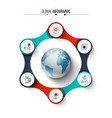 creative concept for infographic vector image