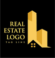 logo real estate construction vector image