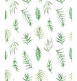 watercolor tropical pattern vector image