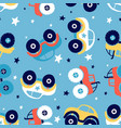 car seamless pattern print design vector image vector image