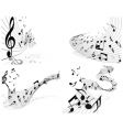 notes staff vector image