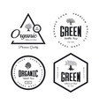 organic natural and healthy farm fresh food retro vector image