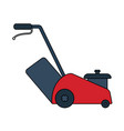 lawn mower icon vector image