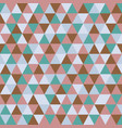 triangle pattern with retro and fashion concept vector image