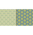 damask vintage seamless pattern background vector image vector image