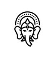 ganesh chaturthi vector image vector image