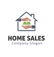 home sales design vector image