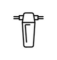 pump water icon isolated contour symbol vector image