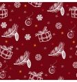 christmas background vector image