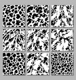 animal background cow hide holstein cattle vector image