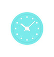 simple mint clock icon vector image vector image