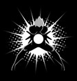 simple graphic flat a superhero creating vector image vector image