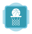 basketball sport vector image vector image