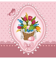 easter greeting card vector image vector image