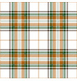 orange and green tartan plaid scottish pattern vector image vector image