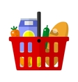 shopping basket icon vector image