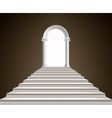 staircase and arch vector image vector image