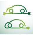 electric car vector image vector image