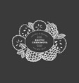 hand drawn sketch style cherimoya banner organic vector image vector image