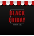 black friday banner vector image