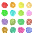 mandala set vector image
