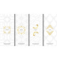 packaging exotic thai pattern element concept vector image vector image