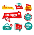 sale discount badges vector image