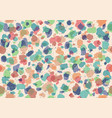 colorful pattern with terrazzo texture vector image vector image