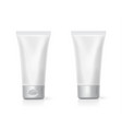 cream tube realistic packing mockup vector image