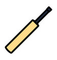 cricket bat icon vector image
