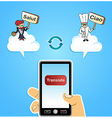 cloud computing translate concept vector image