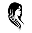 logo for a beauty salon or procedures hair vector image
