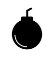 bomb and explosive icon vector image vector image