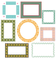 set of frames vector image