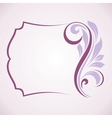 vintage frame vector image
