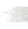circuit board abstract background vector image vector image