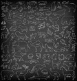 abstract line and dot animals vector image