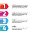 chapters or progress bar vector image
