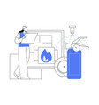 fire protection abstract concept vector image vector image