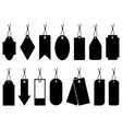set of different price tags vector image